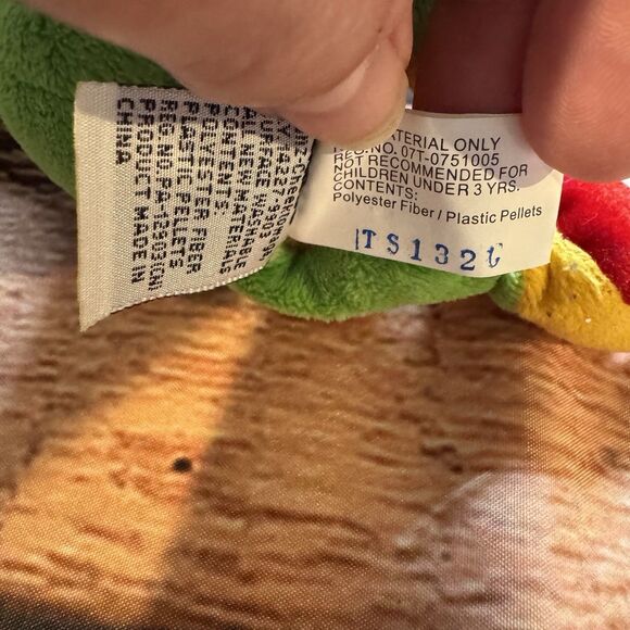 Webkinz Tree Frog Plush Ganz Lil' Kinz Stuffed Animal Toy Green Yellow Red Frog - Picture 8 of 9